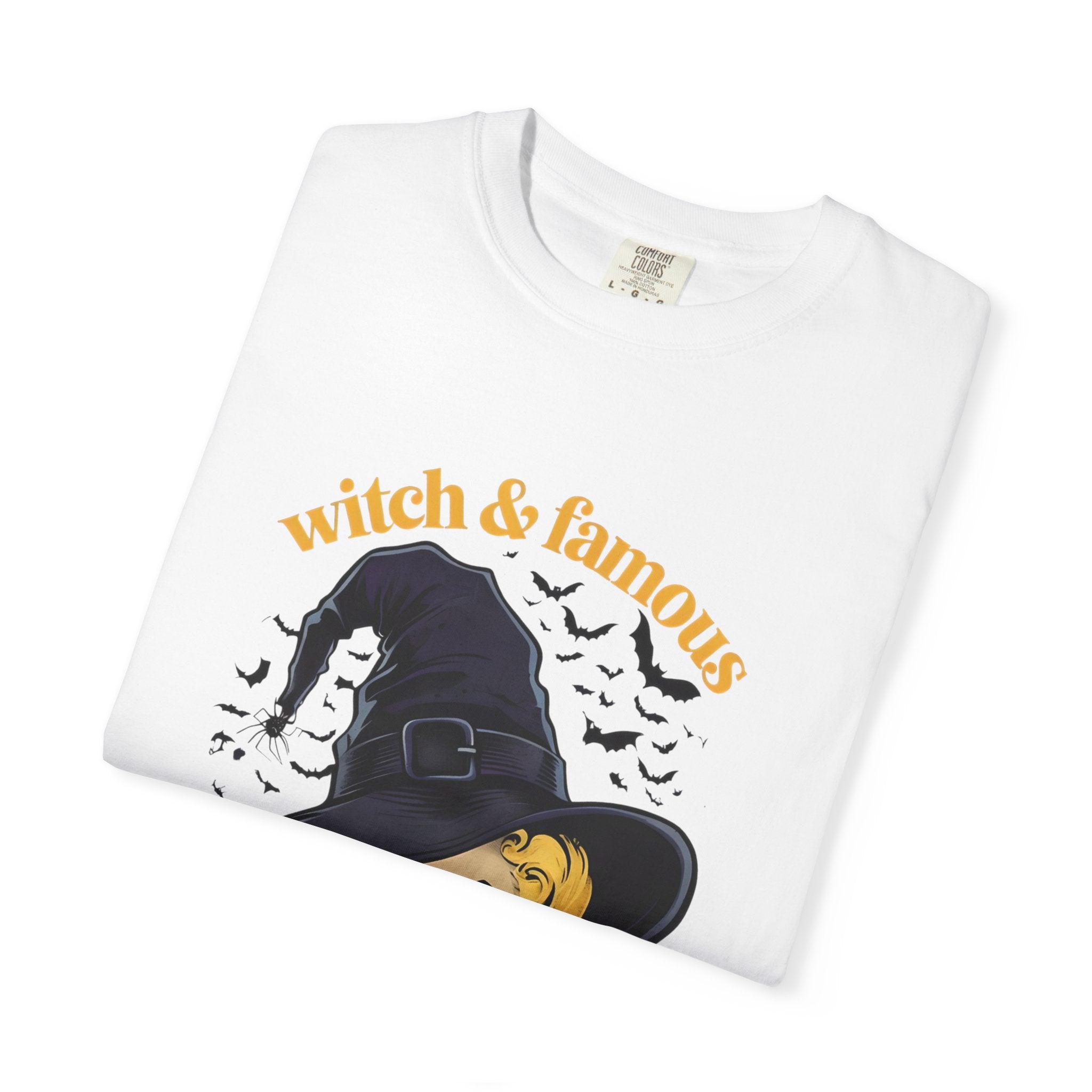Witch and Famous T-Shirt - Halloween Witchy Style Vintage Tee