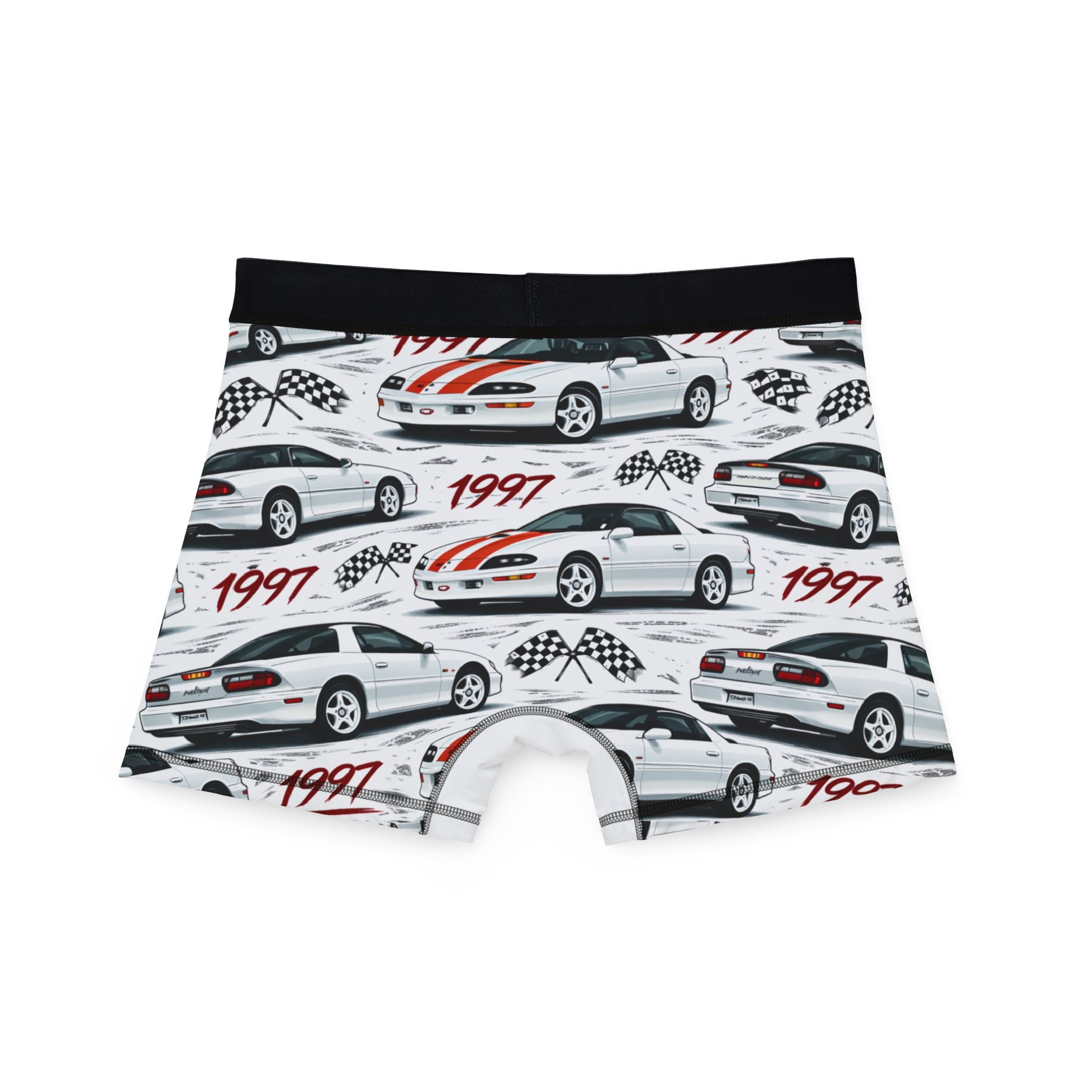 1997 Camaro Boxer Briefs - Retro Muscle Car All-Over Print