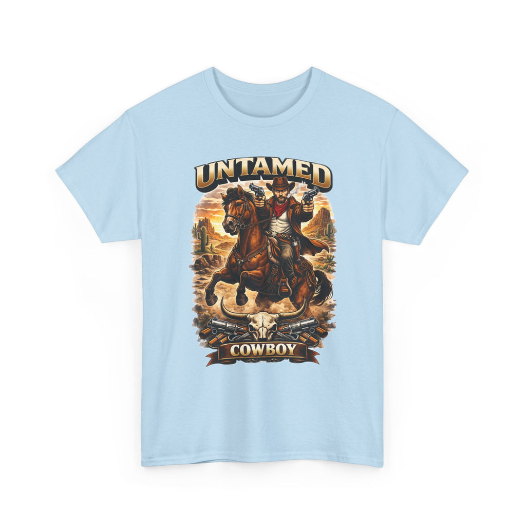 Untamed Cowboy T‑Shirt  Vintage Rodeo Horse Rider Graphic Tee