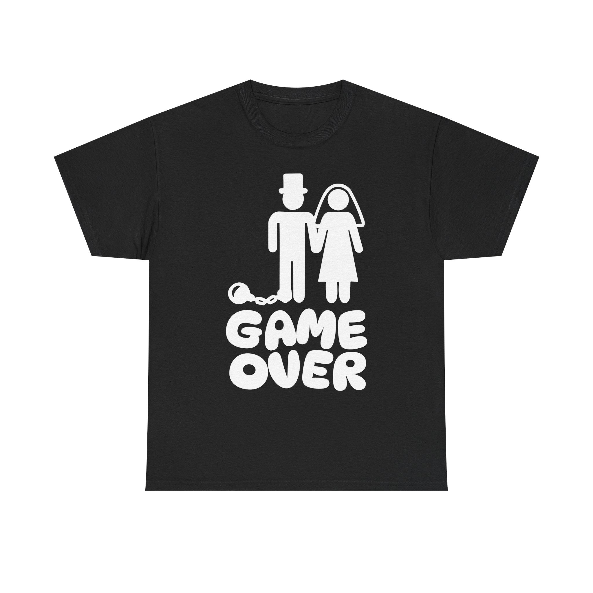 Game Over Bride & Groom T-Shirt — Funny Wedding Bachelorette Tee