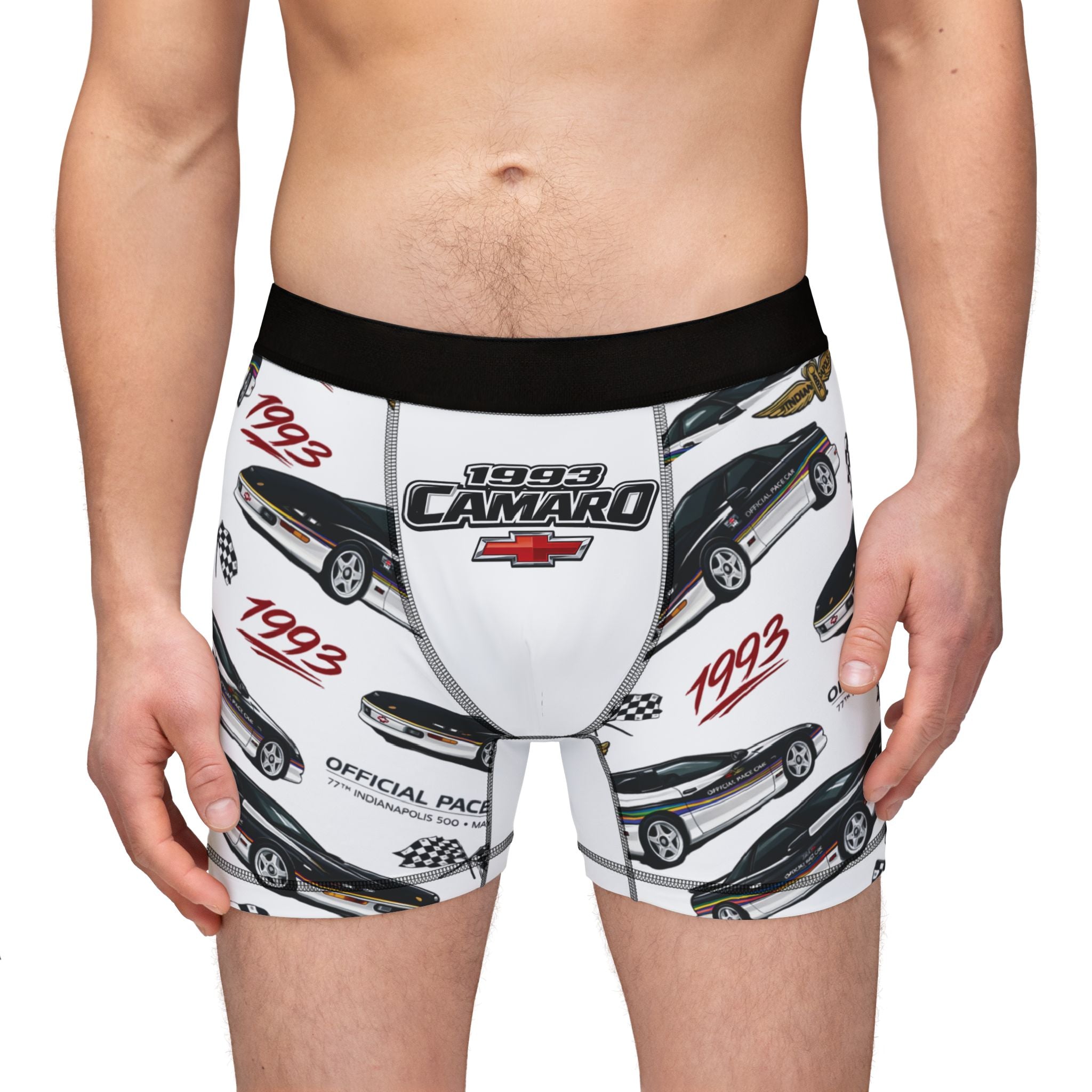 Camaro 1993 Boxer Briefs — Men’s Classic Muscle Car Print