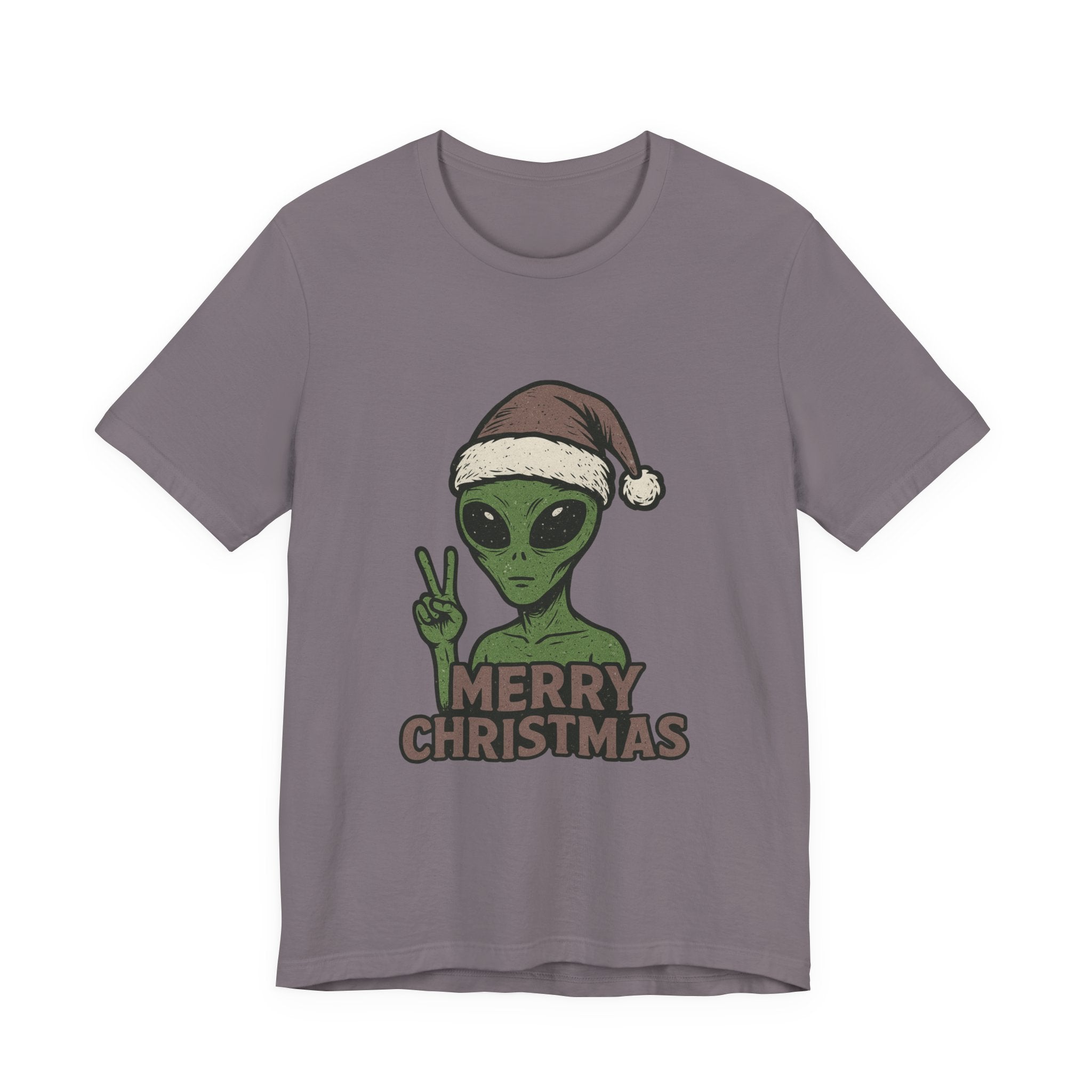 Funny Alien Merry Christmas Unisex Tee