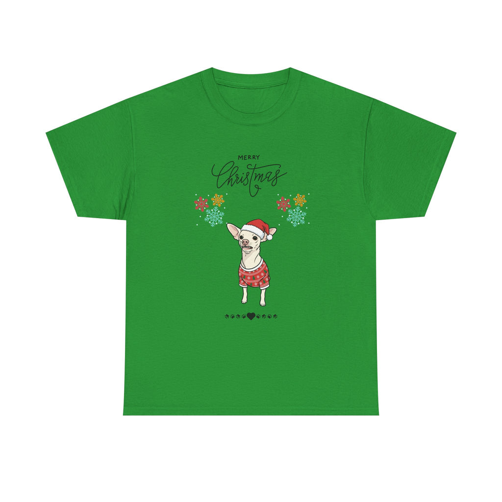 Christmas Dog Lovers Tee Chihuahua