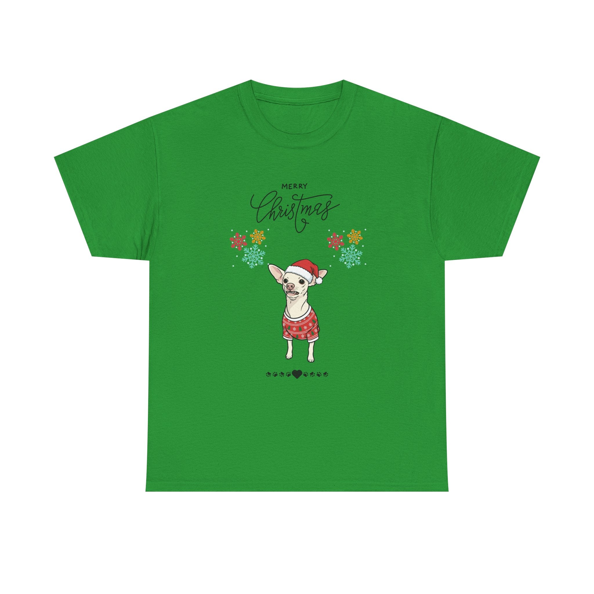 Christmas Dog Lovers Tee Chihuahua