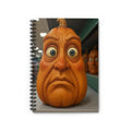 Funny Pumpkin Spiral Notebook - Ideal for Halloween, Autumn Notes, Unique Gift, Journaling, Quirky Office Supplies