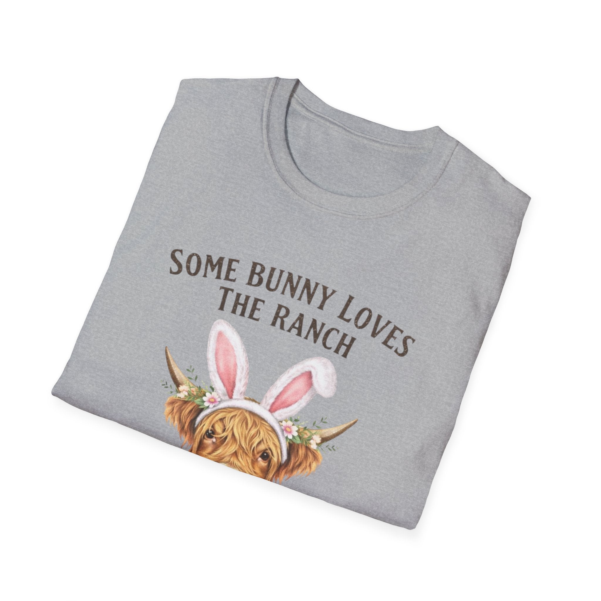 Some Bunny Loves The Ranch T-Shirt — Cute Bunny-Eared Cow Spring Tee
