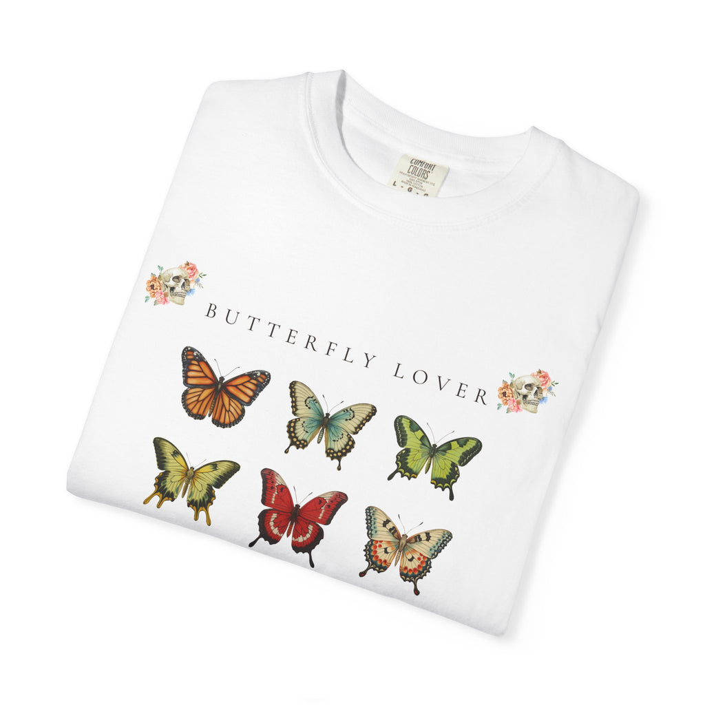 Colorful Butterfly Lover T-Shirt, Artistic Tee, Nature Lover Shirt, Gift for Butterfly Enthusiast, Boho Style Top, Unisex Casual Wear