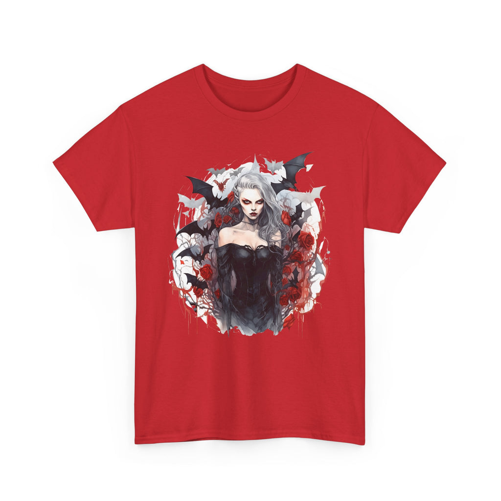 Vampire Queen Gothic T-Shirt — Dark Bat Vampire Tee