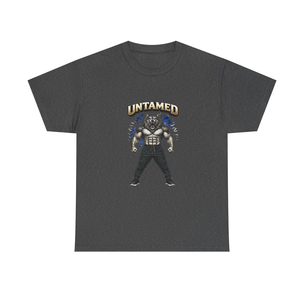 Untamed Beast Graphic Tee — Muscle Mask Wolf Fitness Shirt   Gym