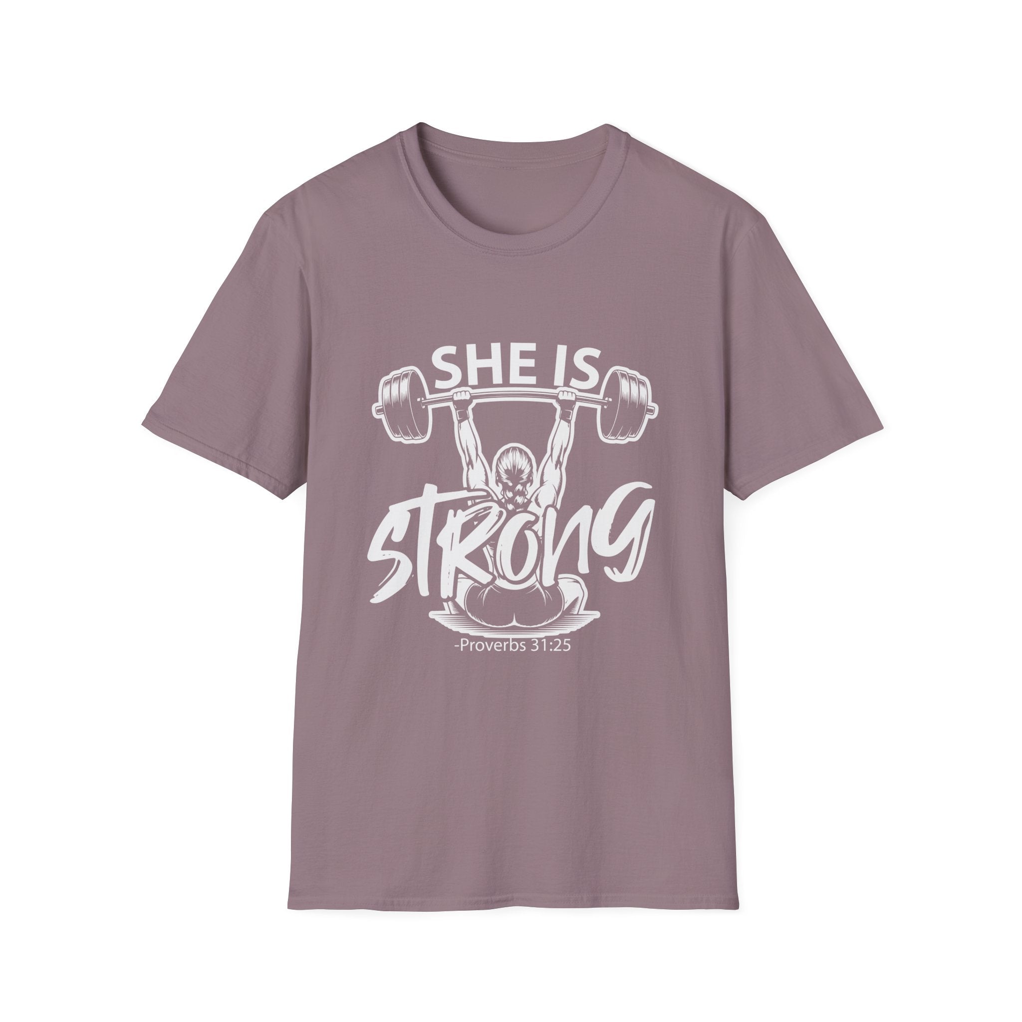 She Is Strong Inspirational T-Shirt — Empowerment Tee for Women