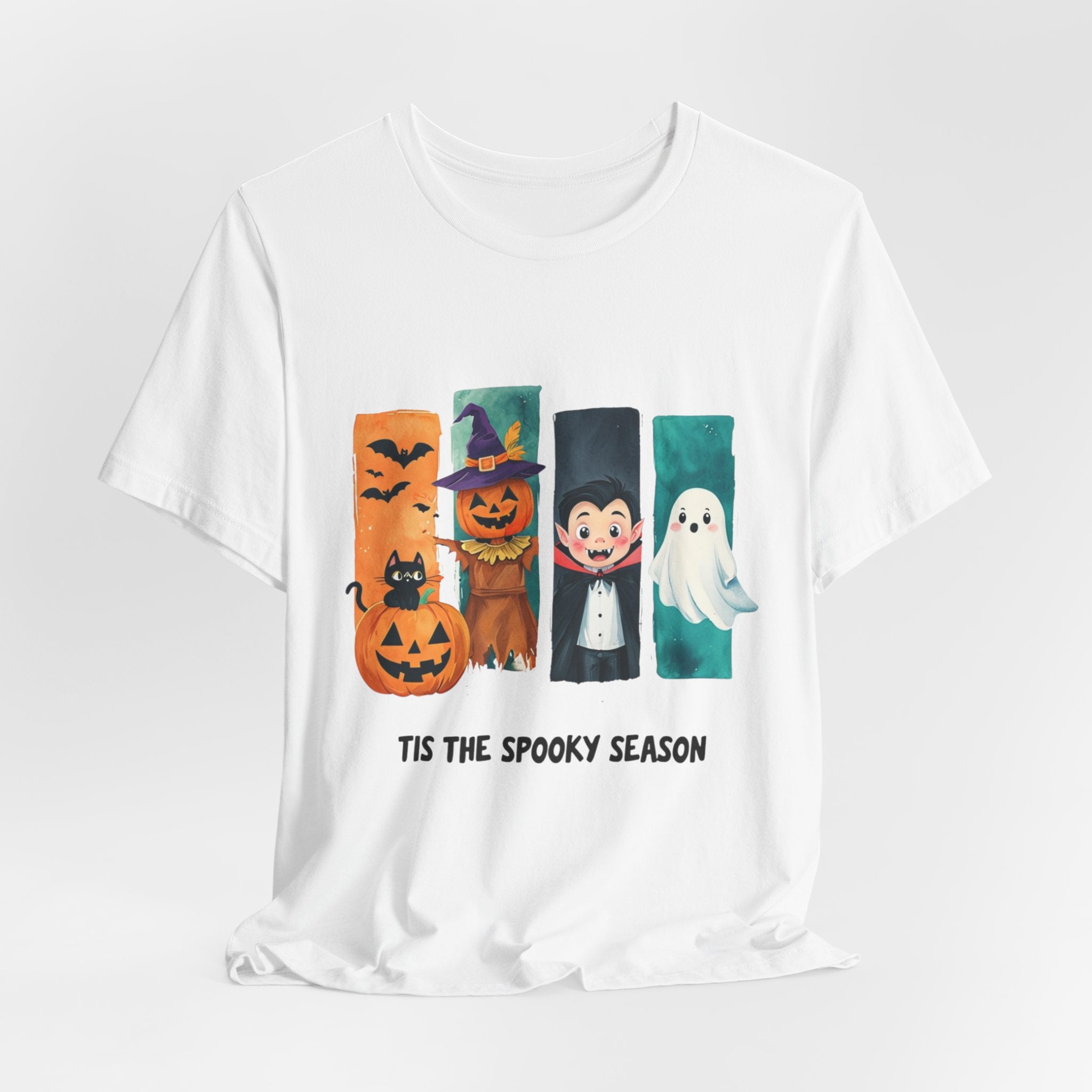 Halloween Graphic Tee - Tis the Spooky Season, Unisex T-Shirt, Fall Fashion, Halloween Costume, Ghosts and Pumpkins Shirt