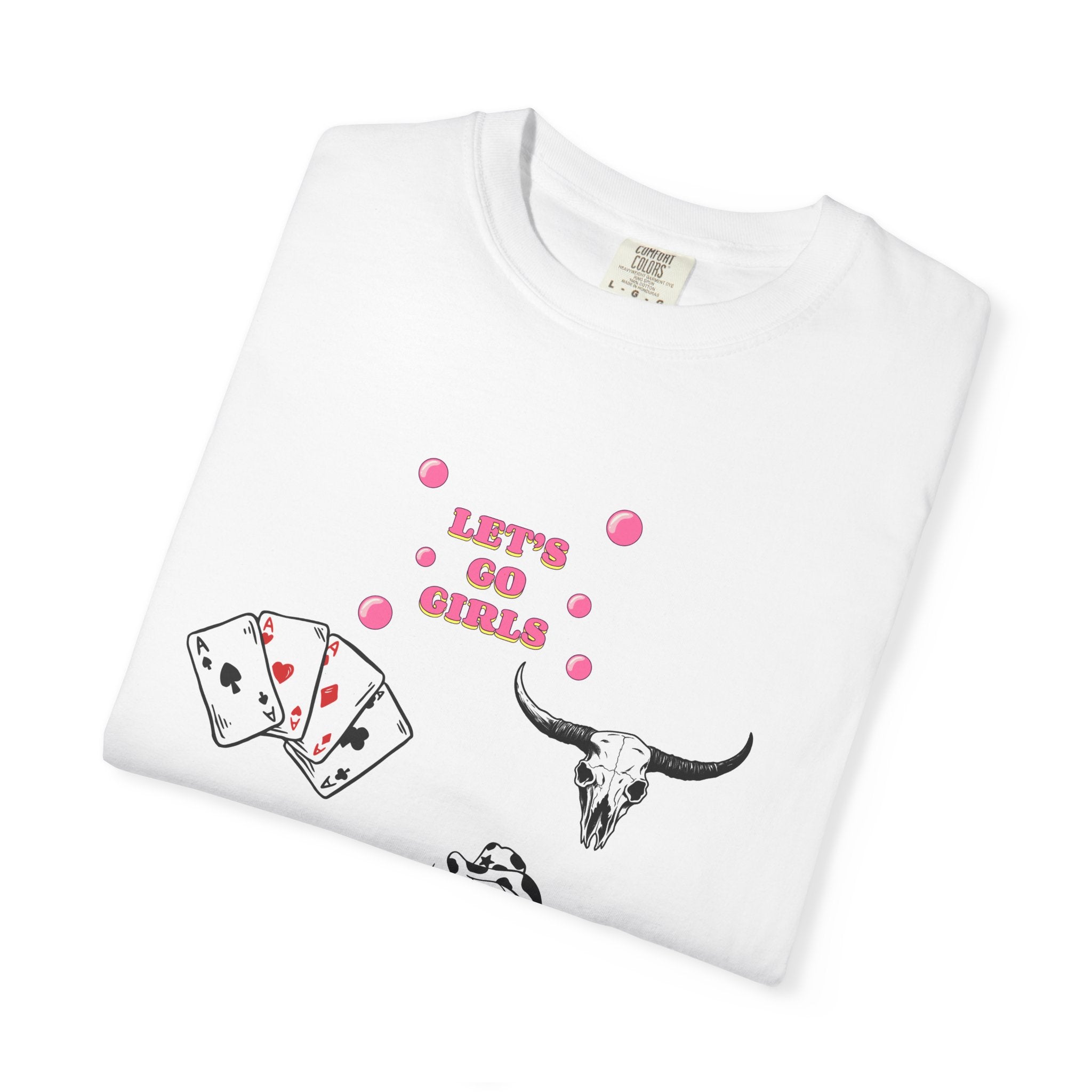 Let's Go Girls Graphic Tee, Fun Casual Shirt, Gift for Her, Festival Top, Spring/ Summer Fashion, Playful Vibe T-shirt