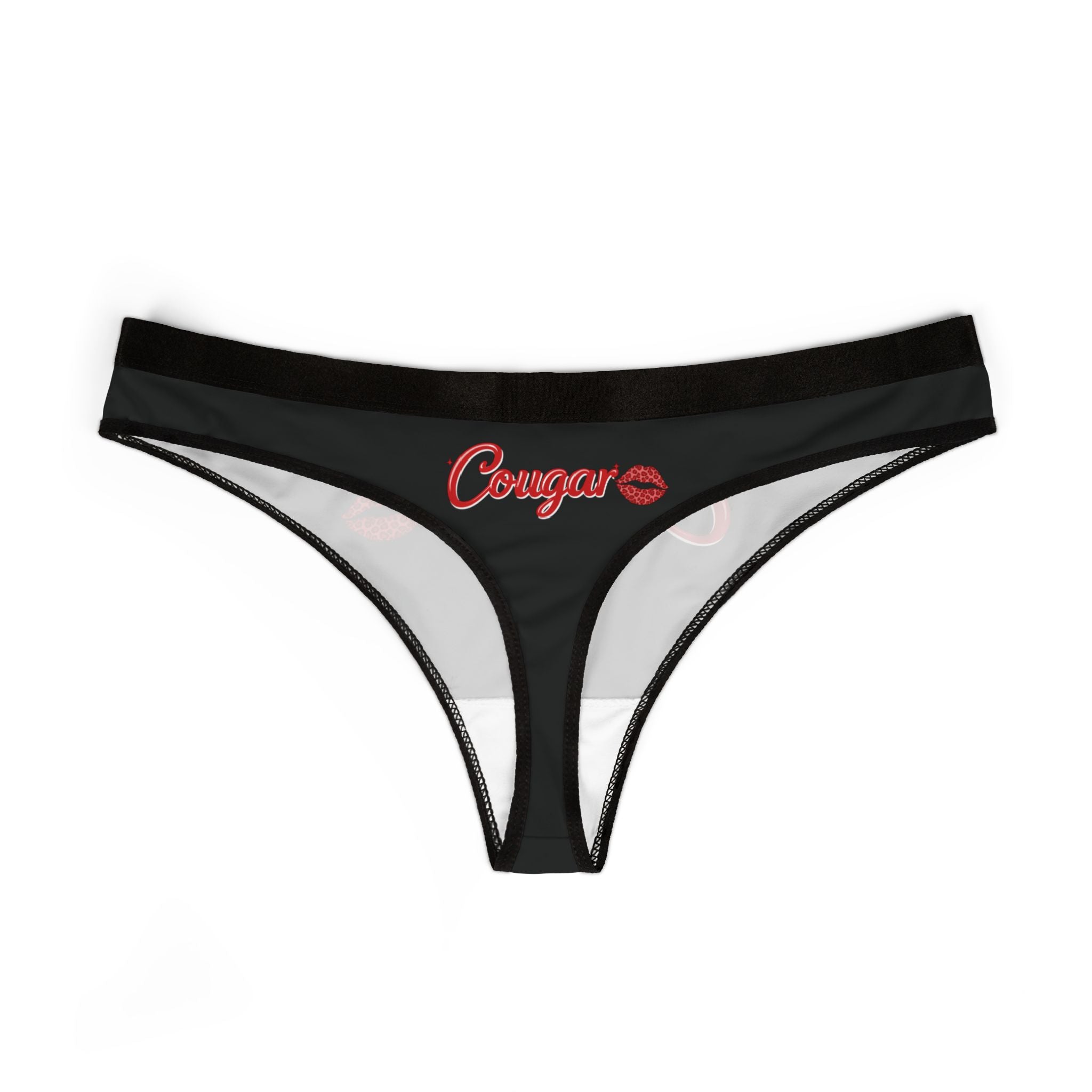 Cougar Kiss Thong – Women's Novelty Lingerie
