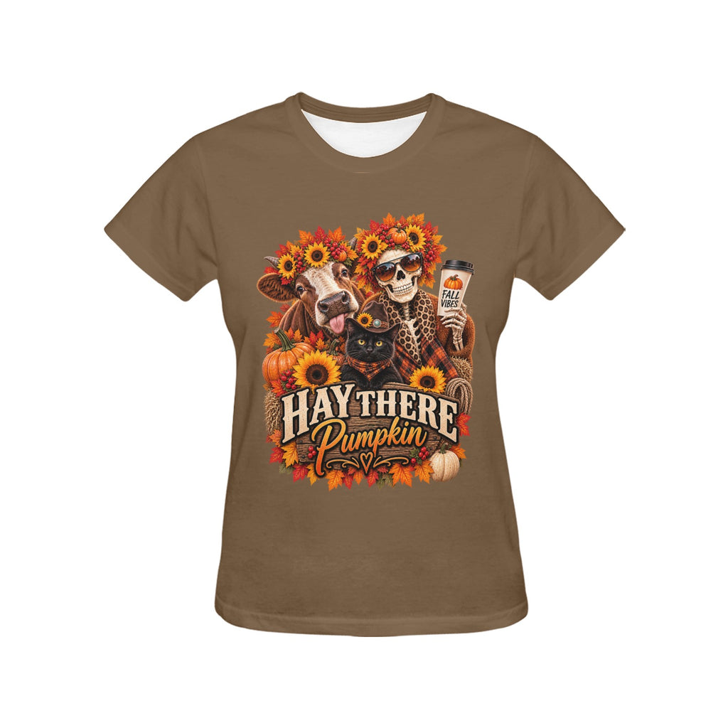 Hay There Pumpkin Fall Mood Women’s Tee