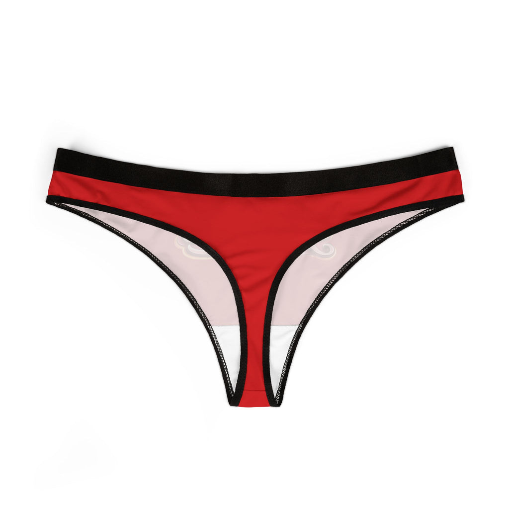 Princess Red Thong — Women's Sexy Cotton-Blend Thong Panties