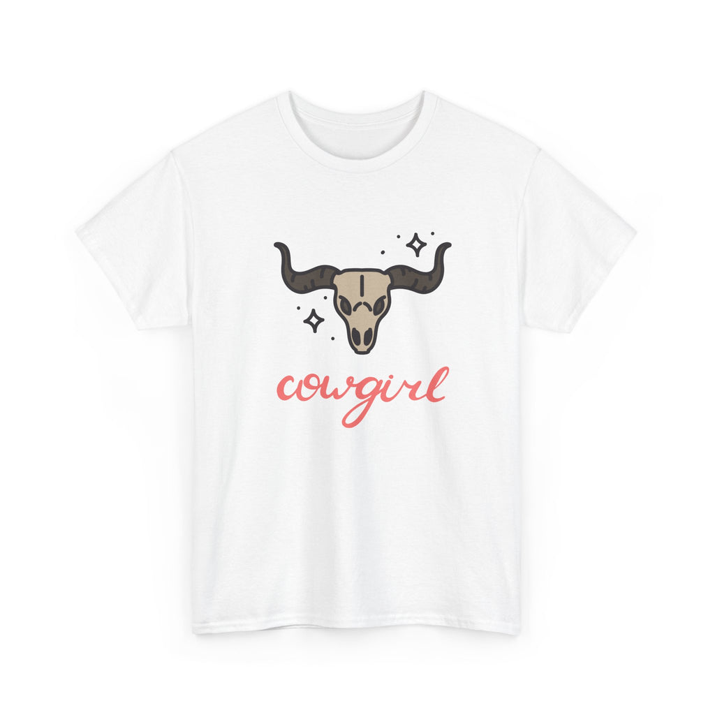 Cowgirl Skull Tee Western Cowgirl Graphic T-Shirt   trendy t-shirt
