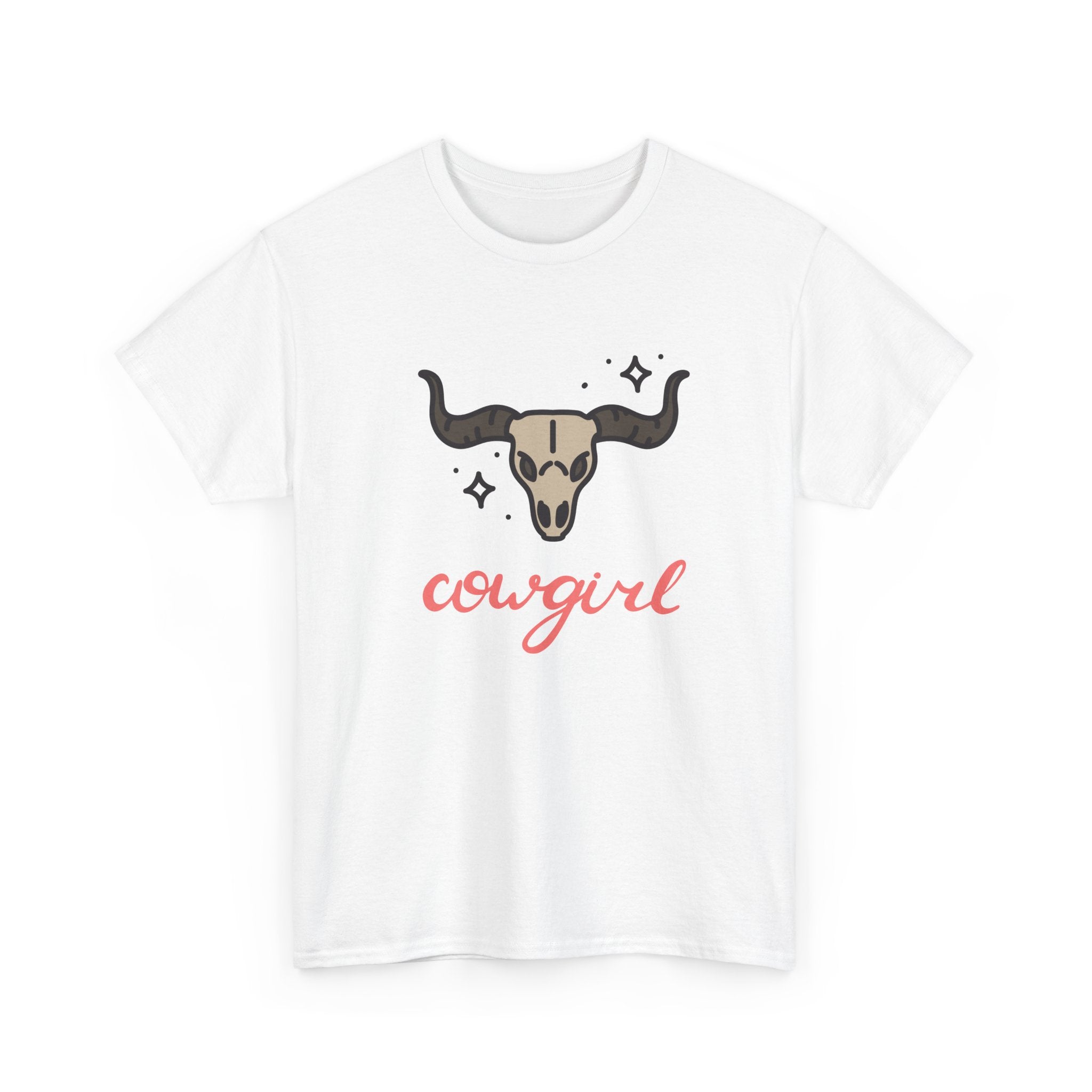 Cowgirl Skull Tee Western Cowgirl Graphic T-Shirt   trendy t-shirt