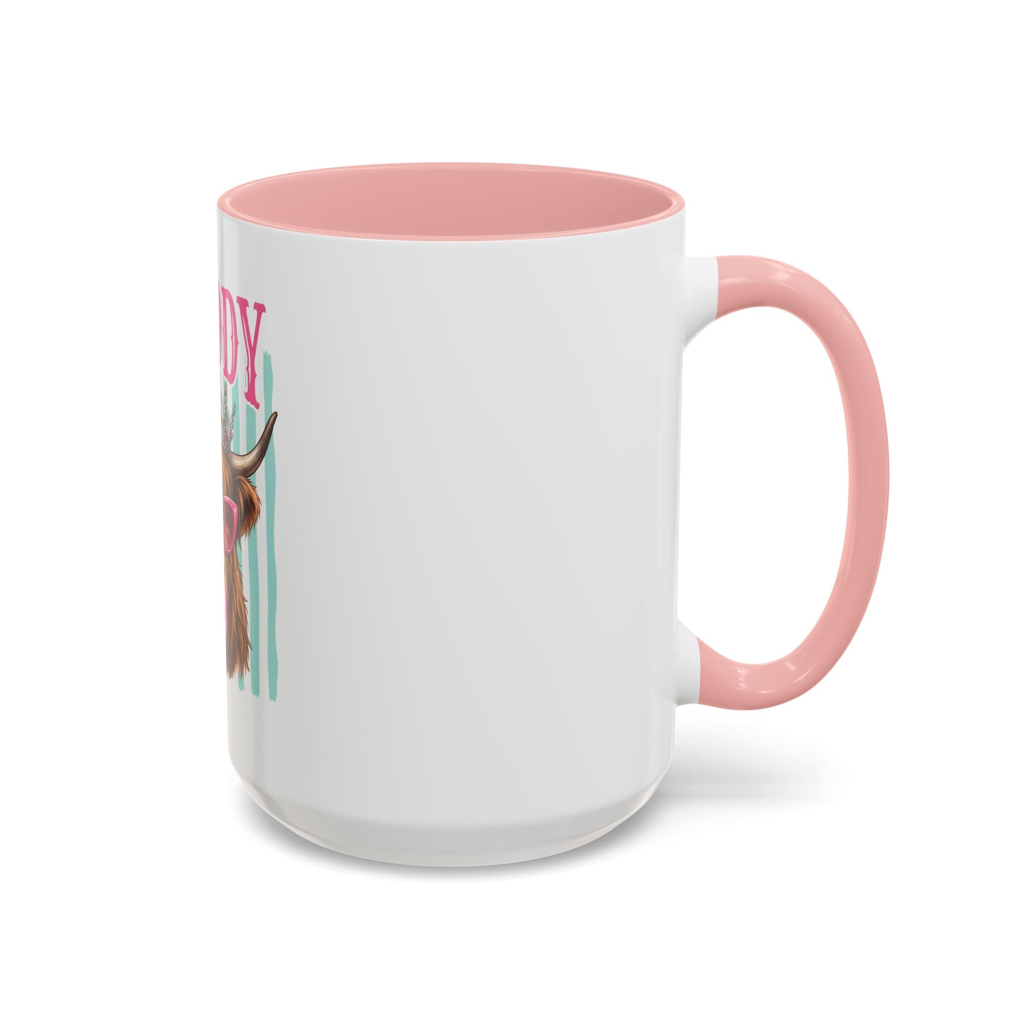 Moody Highland Cow Coffee Mug — Funny Crowned Cow with Bubblegum | Gift for Cow Lovers