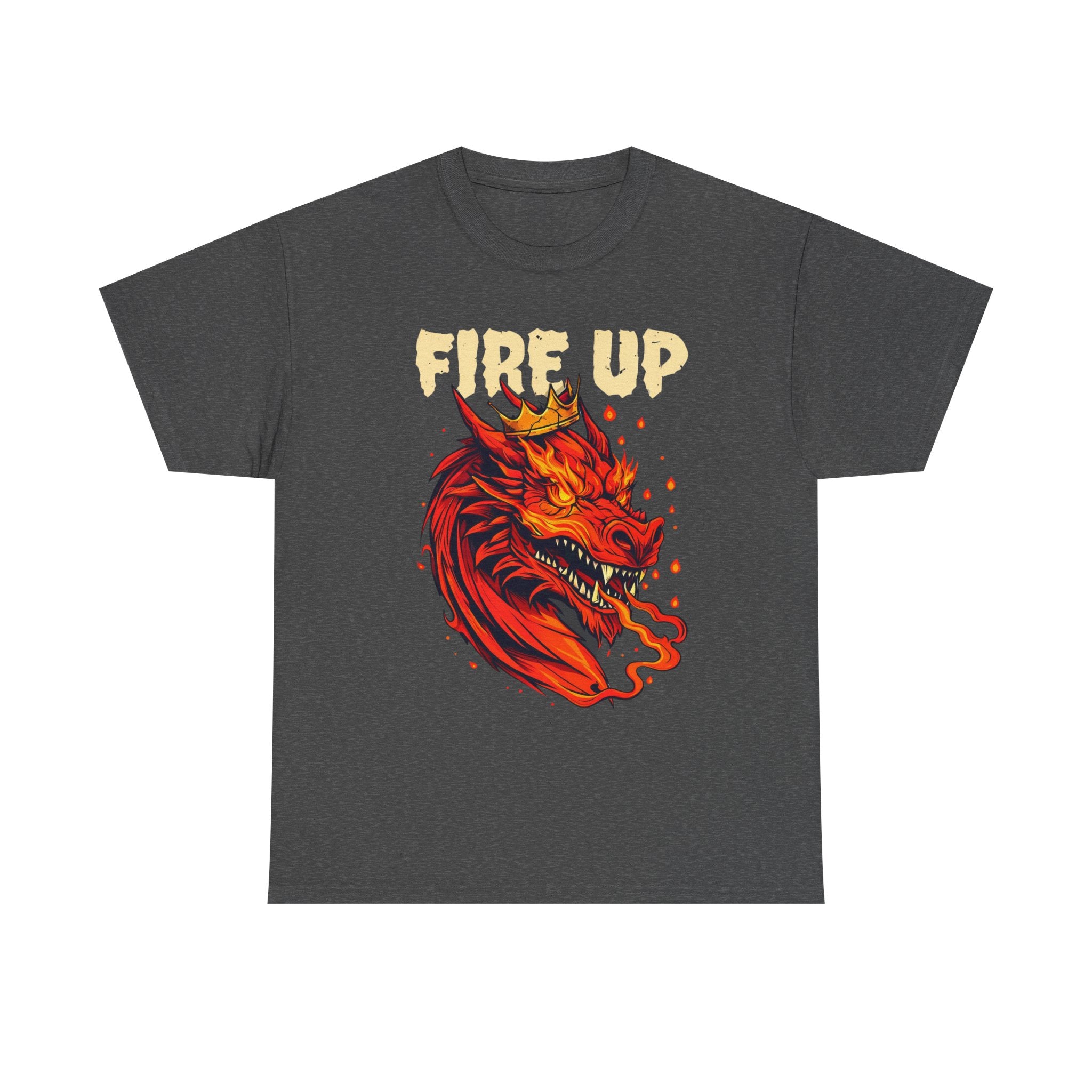 Fire Up Dragon T-Shirt — Fantasy Dragon Tee