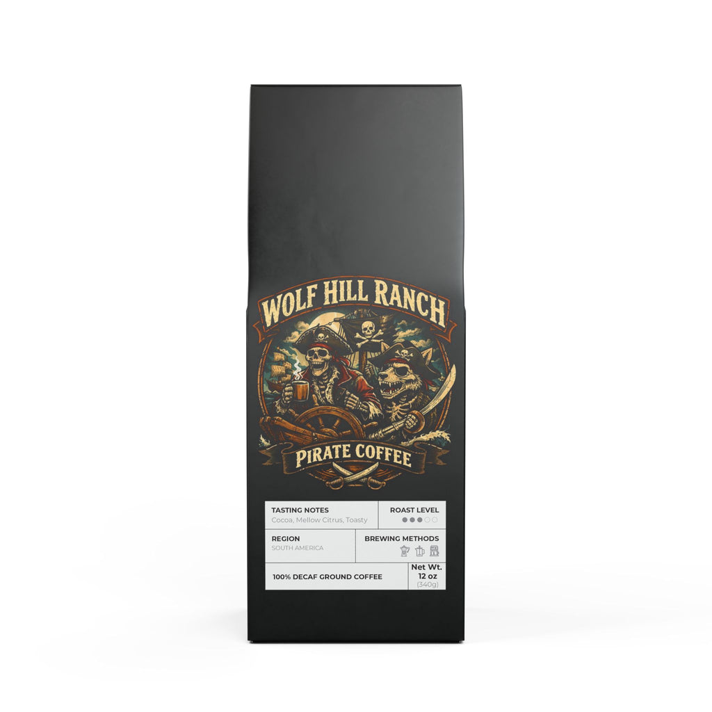 Wolf Hill Ranch Pirate Coffee- St.Augustine Blend (Medium Roast)