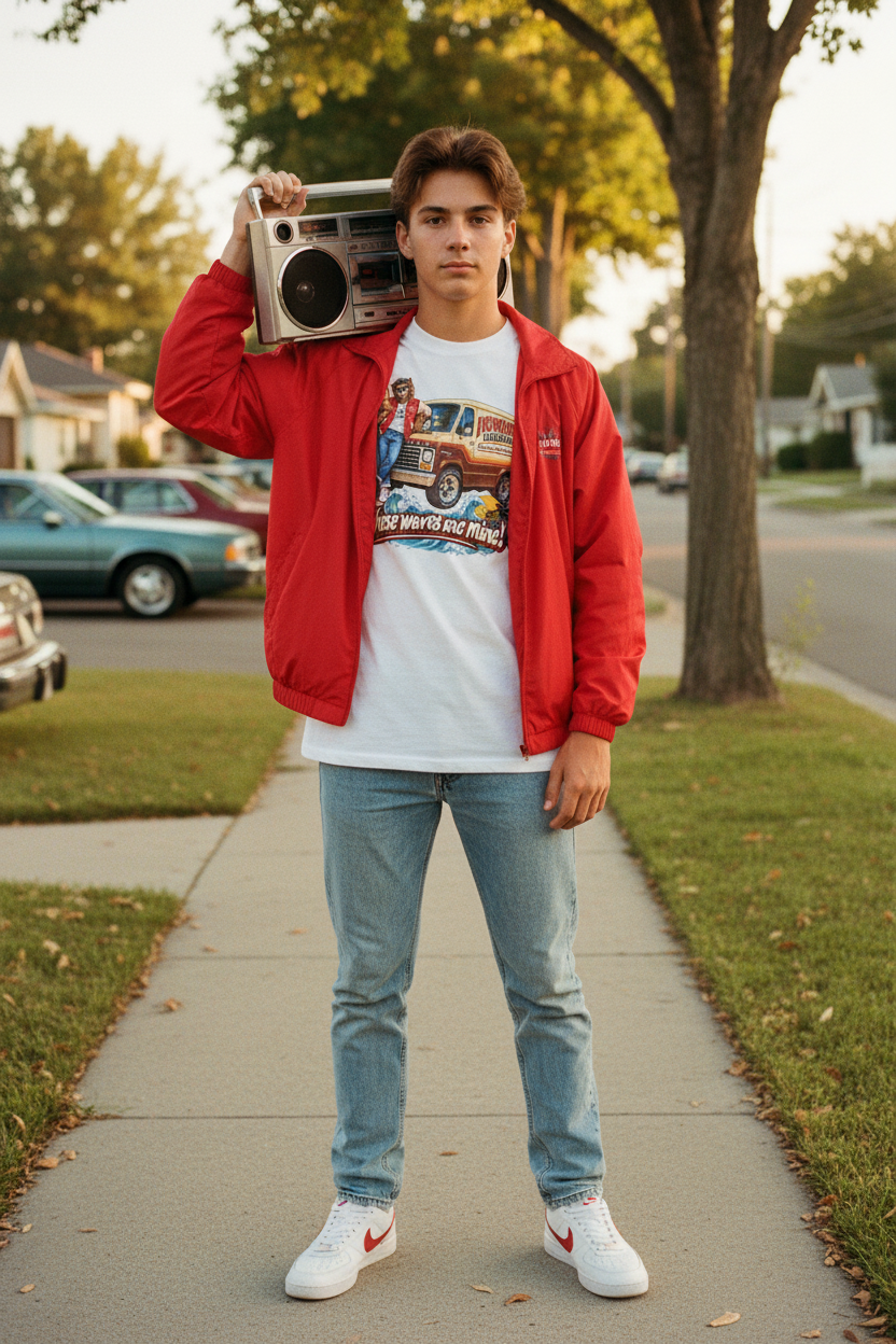 1984 Teen Mockup - Front Facing