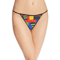 1990 Color Burst Collection Women's G-String Panties