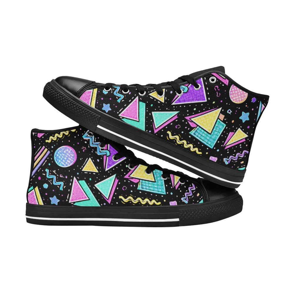 Neon Rewind 80s High-Top Sneakers        Aquila High Top Women's Shoes