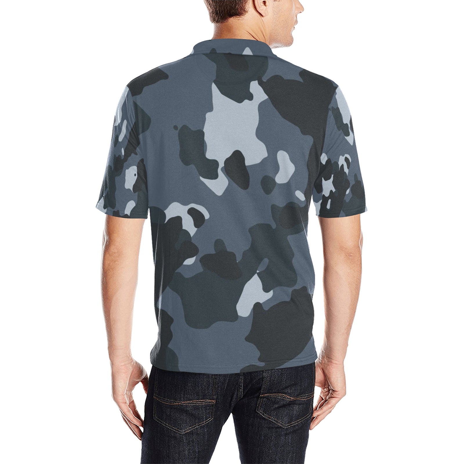 Wolf Hill Ranch Shadow Camo Polo Men's Shirt
