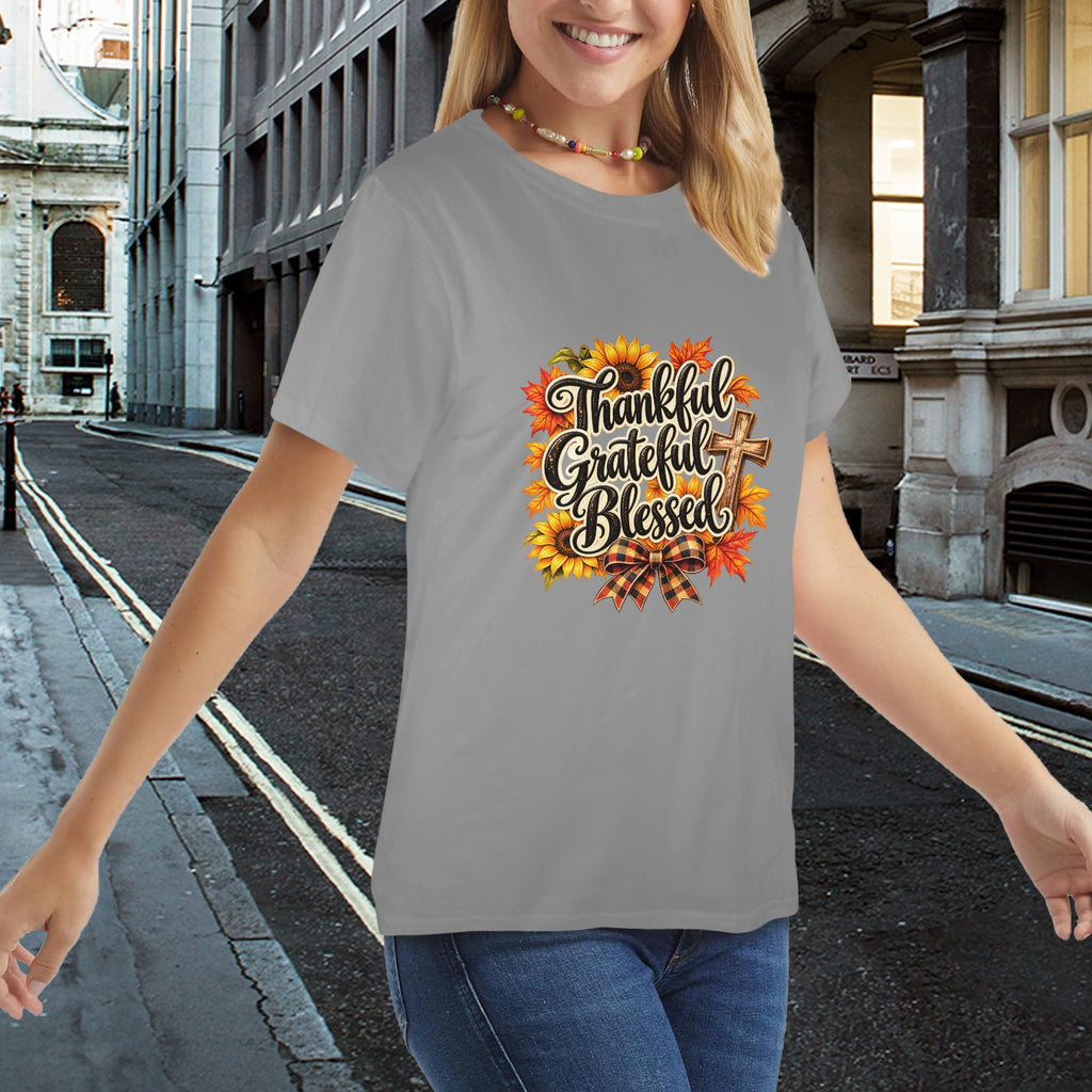 Thankful & Sassy Ladies Thanksgiving Tees Collection – Western Fall Graphic Shirts  🦃
