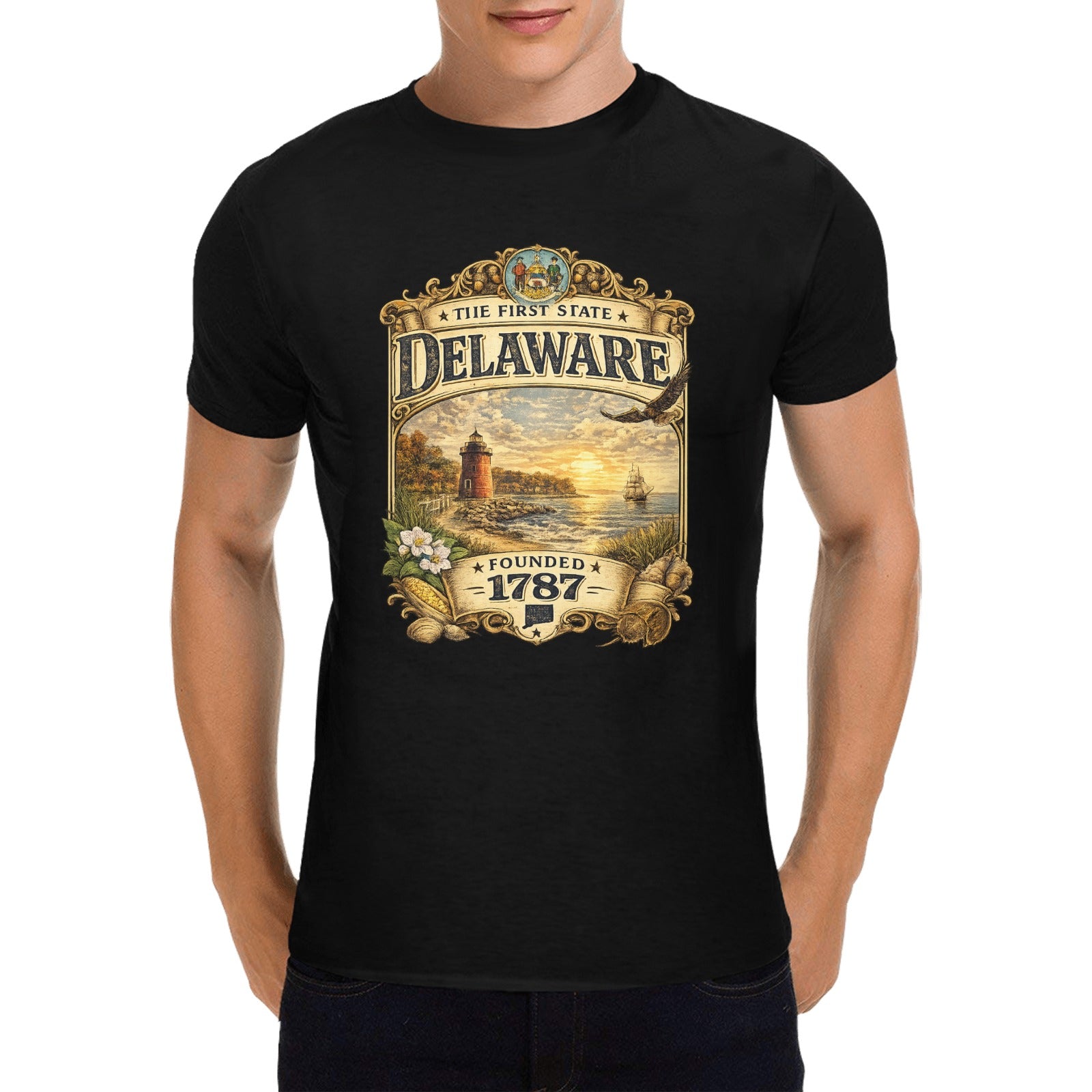 Men's Historical Delaware T-Shirt
