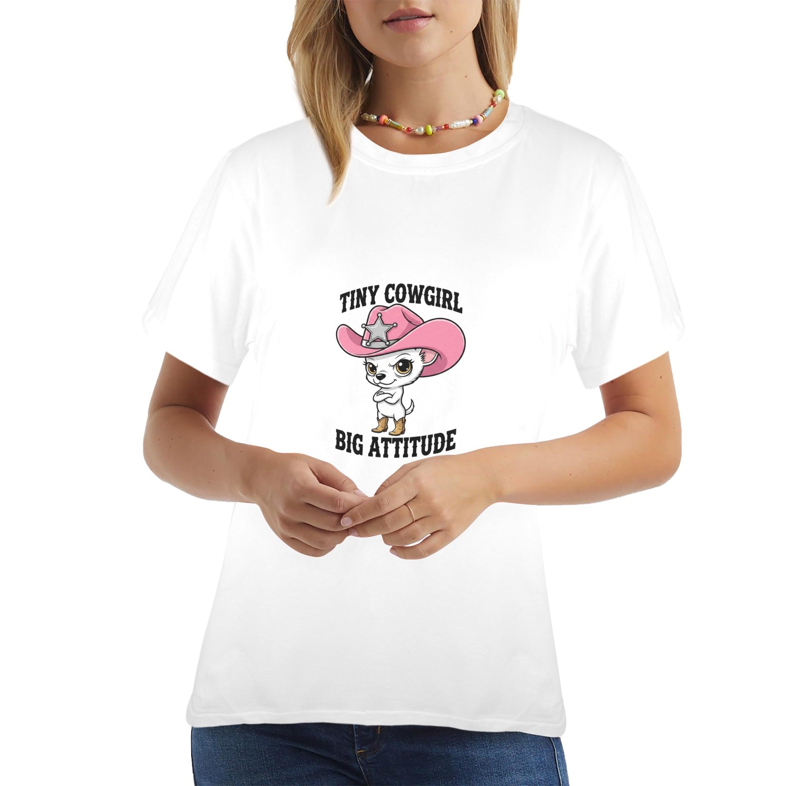 Tiny Cowgirl Big Attitude Tee