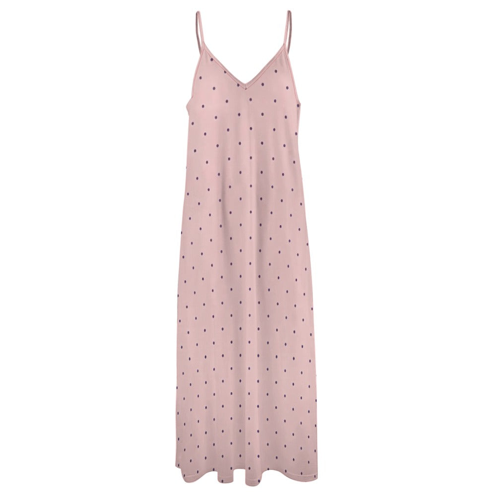 The Sundown Slip Dress Blush & Dot