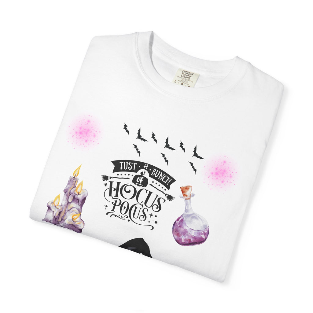 Hocus Pocus Witch T-Shirt, Unisex Halloween Wear, Spooky Graphic Tee, Gift for Witches, Festival Clothing, Costume Party Apparel