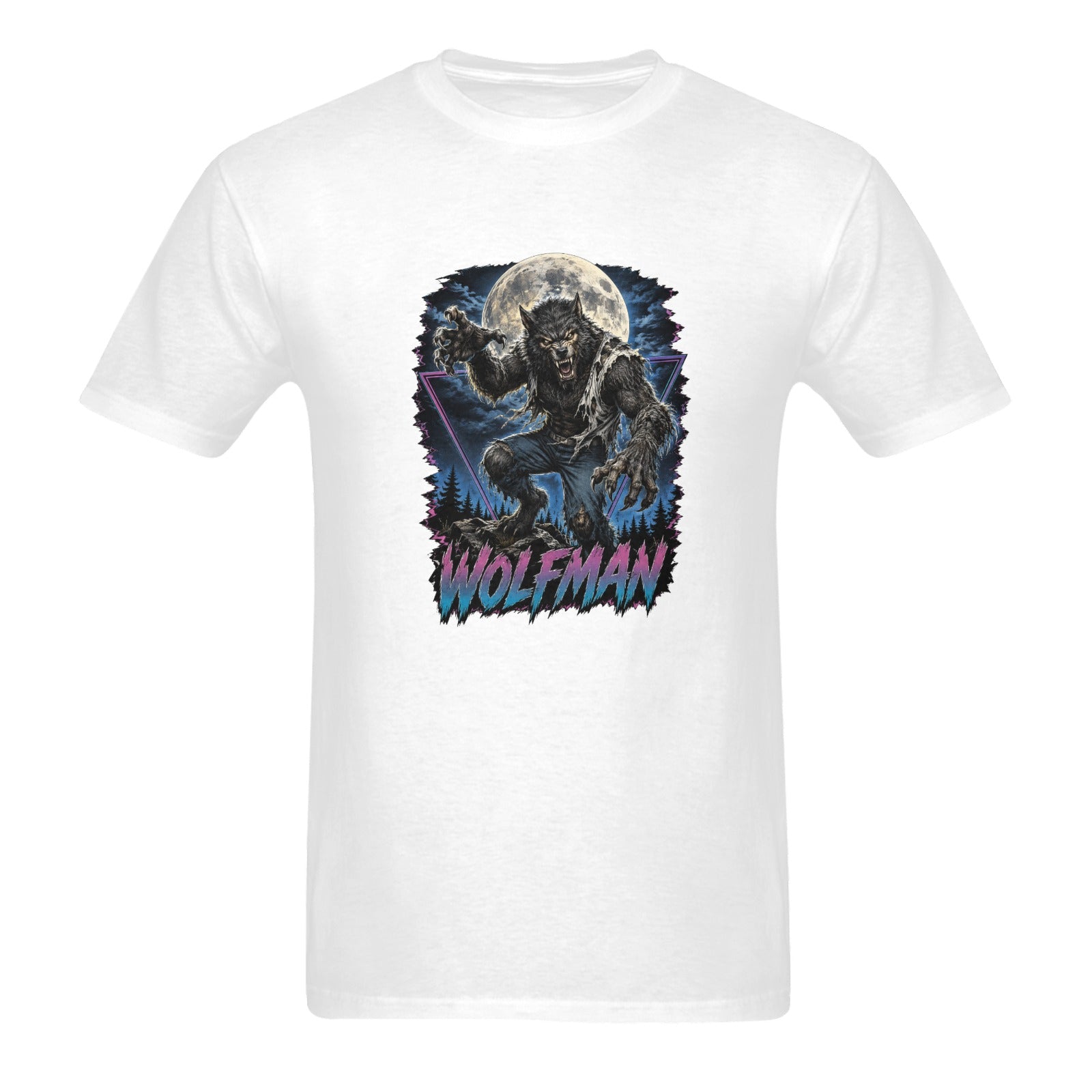 Midnight Wolfman Retro Tee