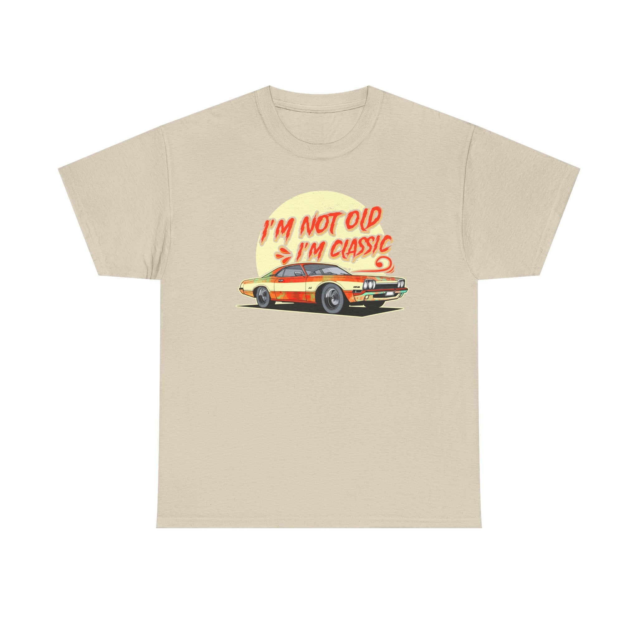 Classic Car T‑Shirt – "I'm Not Old, I'm Classic" Vintage Car Tee