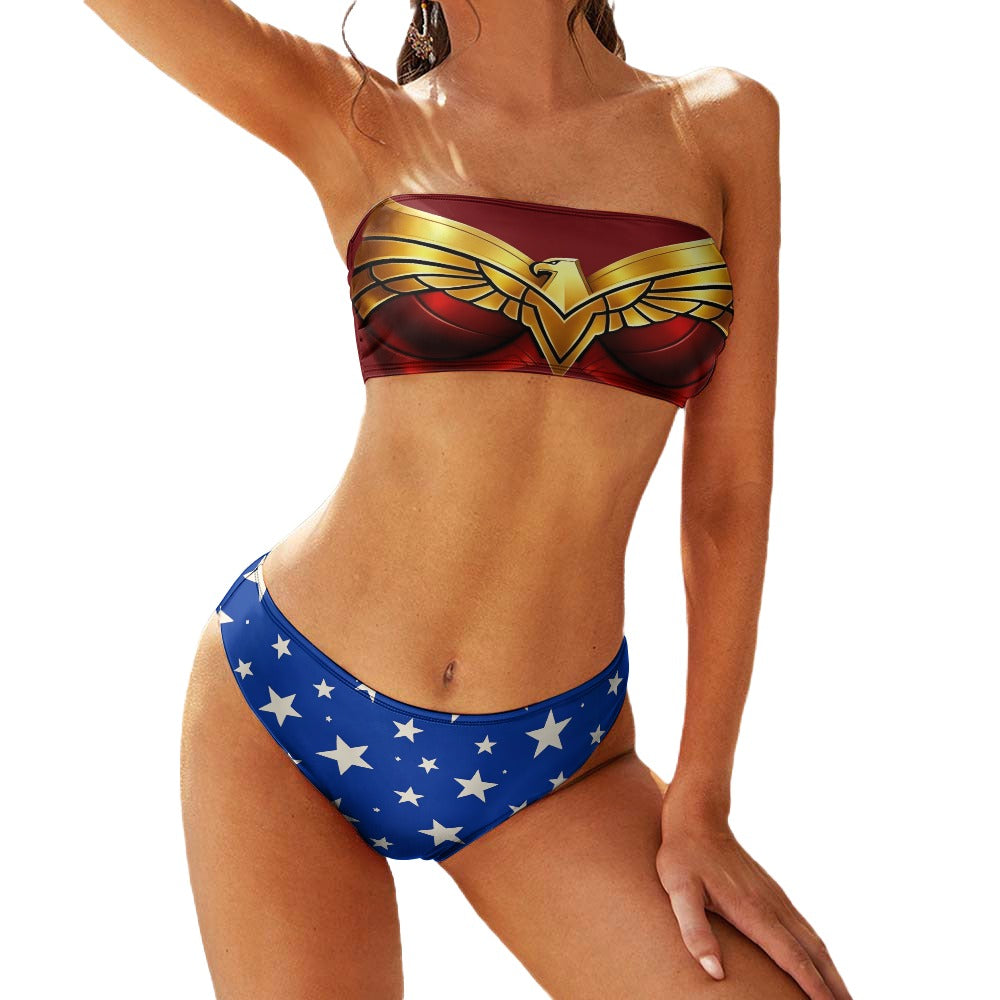 Ladies Amazon Hero Two Piece Bikini Swimsuit