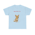 Valentine's Chihuahua T-Shirt — "Happy Valentine's Day" Cute Dog Graphic Tee