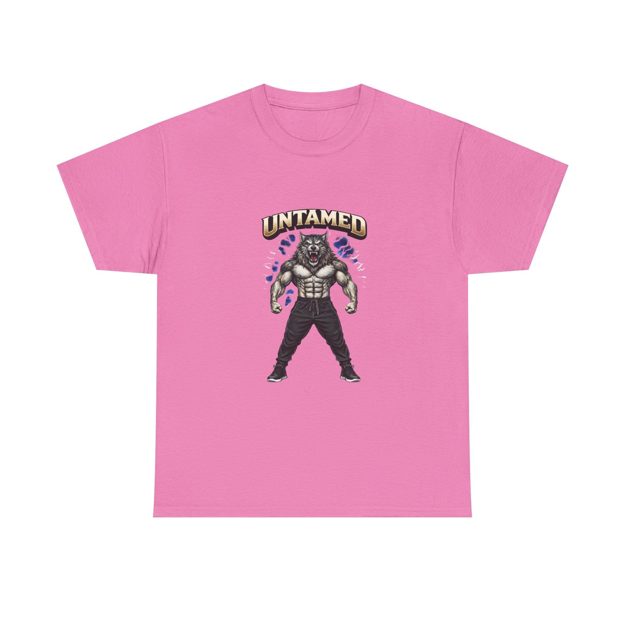 Untamed Beast Graphic Tee — Muscle Mask Wolf Fitness Shirt   Gym
