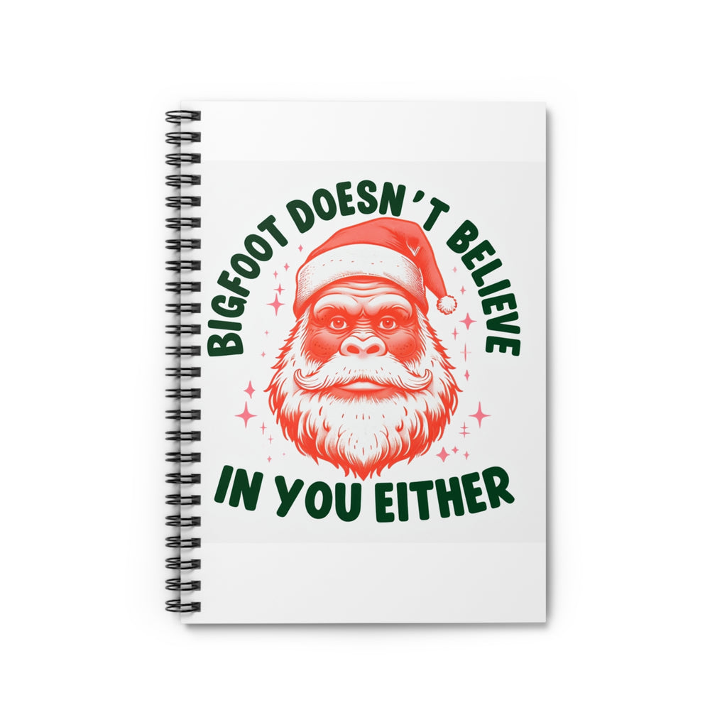 Bigfoot Holiday Humor T-shirt | Unisex Garment-Dyed Tee | Funny Christmas, Lovers, Quirky Apparel, Santafor Sasquatch Lovers, Novelty Notebook, [...]