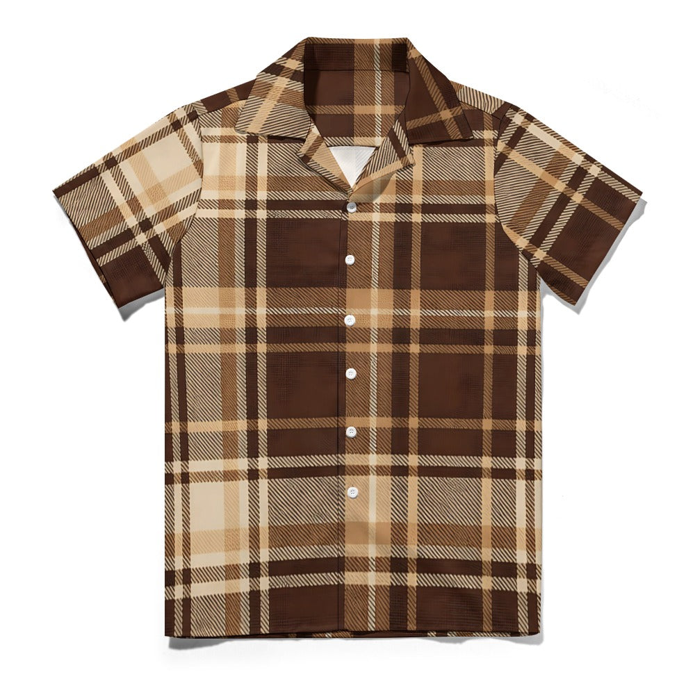 The Reynolds — Vintage Brown Plaid Button-Down