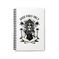 Spiral Notebook - Ruled Line Good Vibes Only