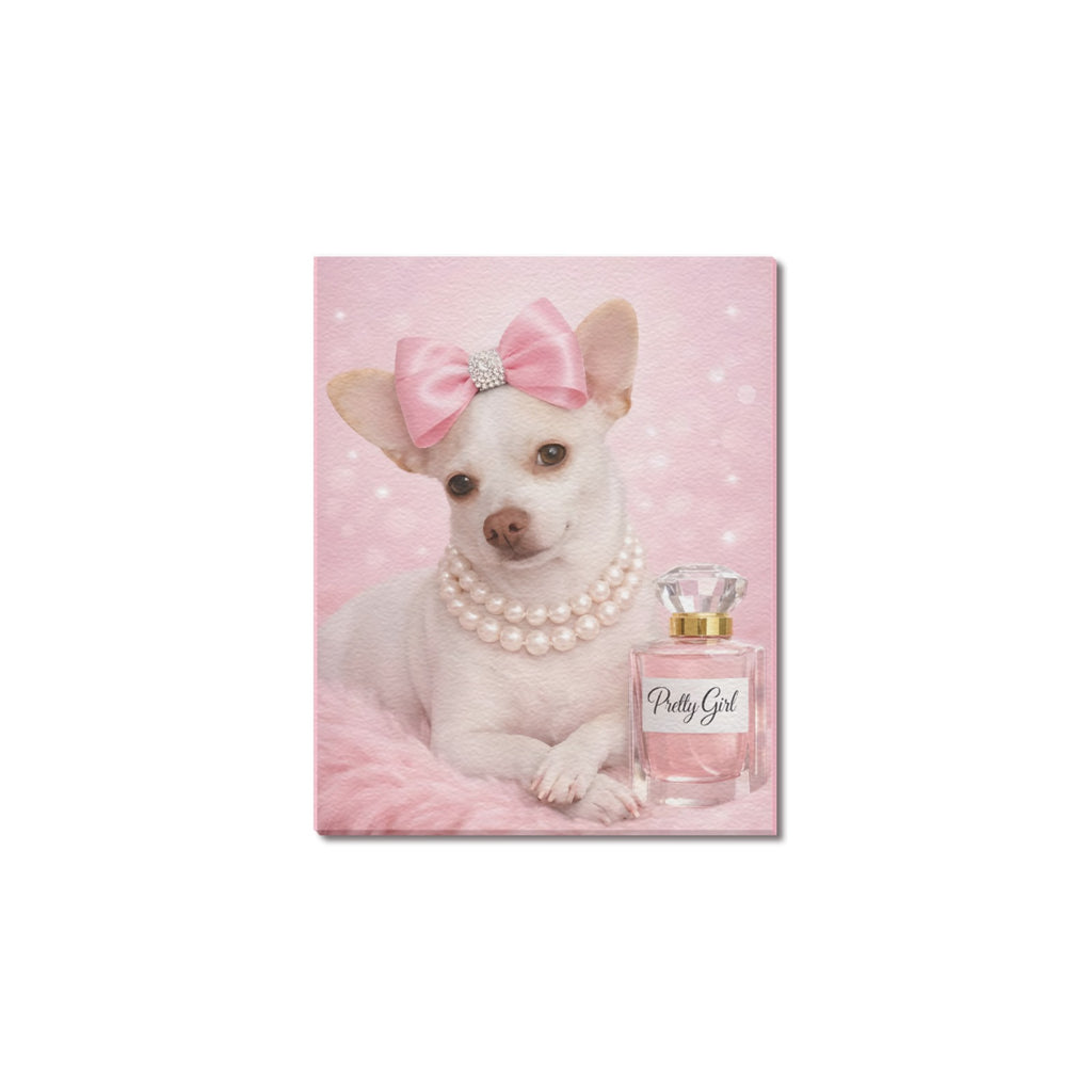 Coco ‘Pretty Girl’ – Glam Edition | Framed Canvas Print 8"x10"