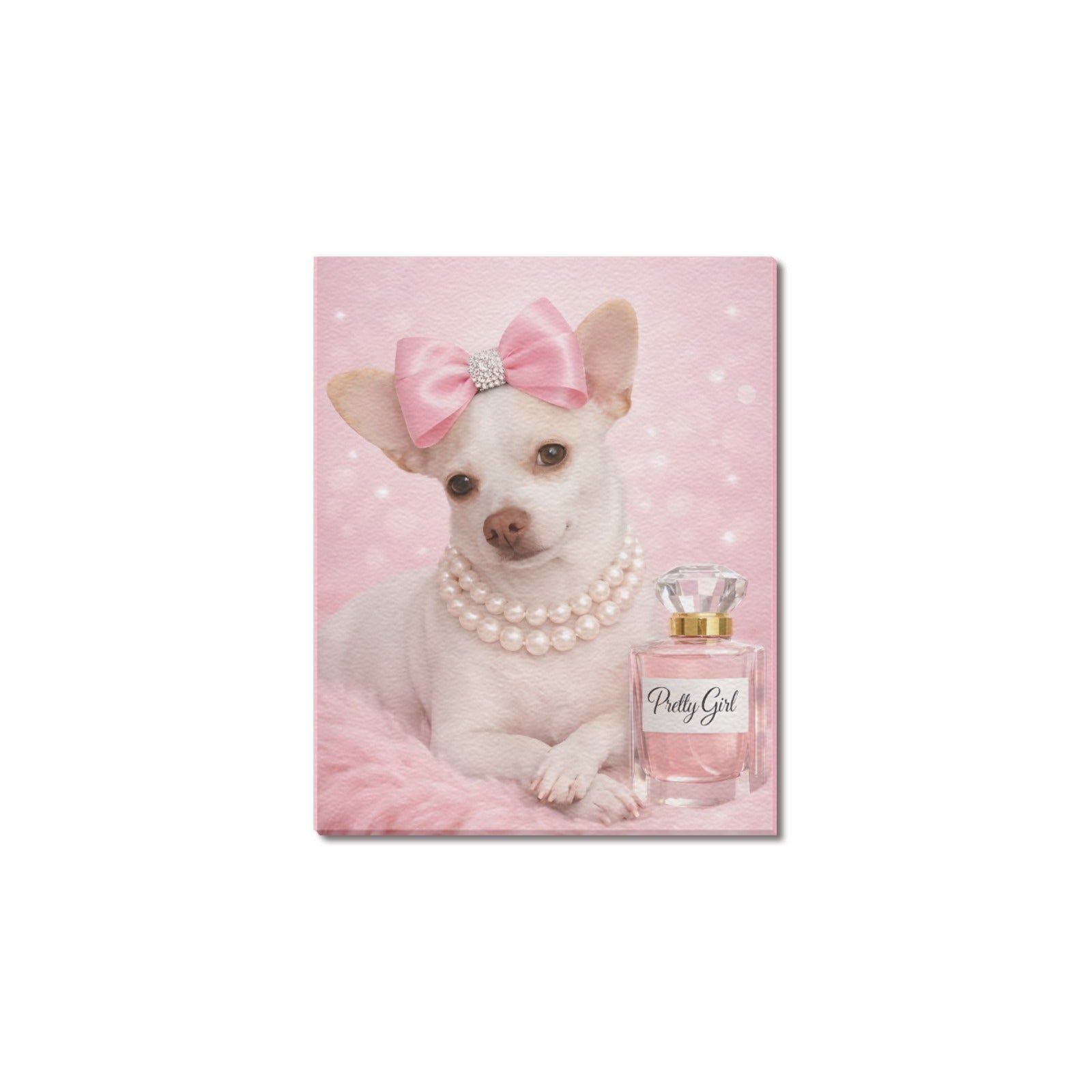 Coco ‘Pretty Girl’ – Glam Edition | Framed Canvas Print 8"x10"