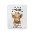 Cowgirl Puzzle — "I'm Just a Cowgirl Who Loves Wildflowers" 30‑Piece Ranch Puzzle