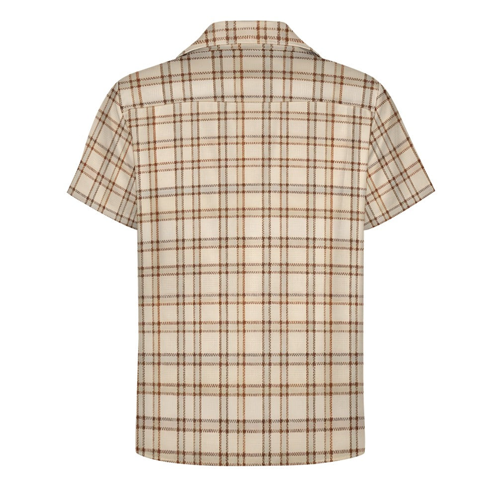 The Reynolds — Honky Tonk Tan Plaid Button-Down