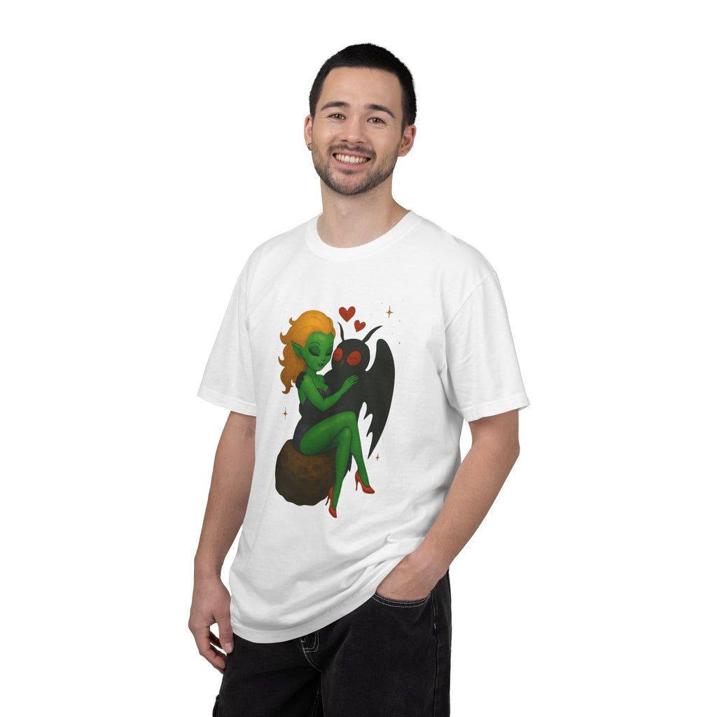 Enigmatic Alien T-Shirt, Cute Alien Gift, Witchy Apparel, Unique Graphic Tees, Spooky Halloween Shirt, Unisex Casual Wear