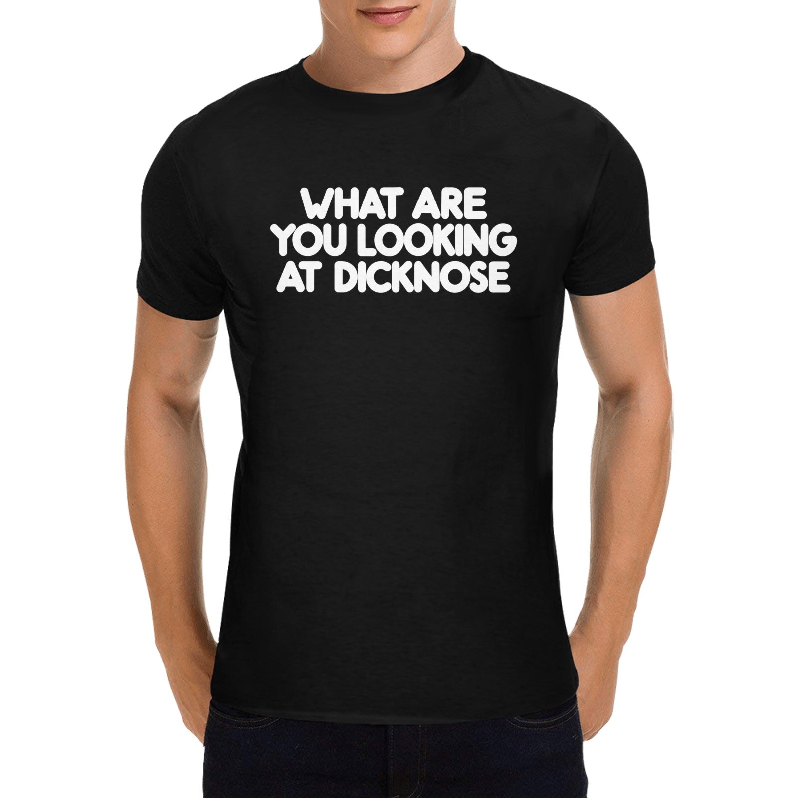 Retro 80s Movie Phrase Tee (DICKNOSE)