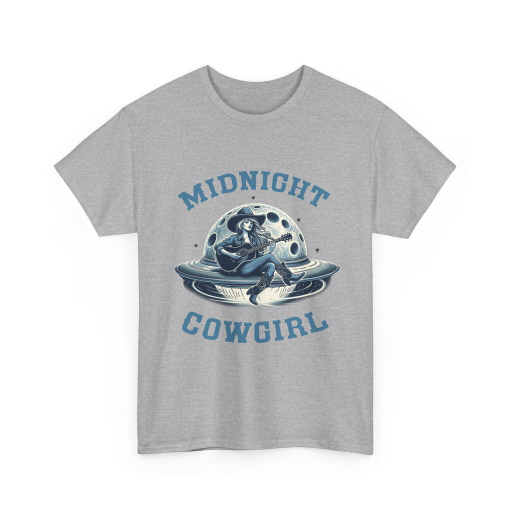 Midnight Cowgirl T-Shirt — Retro Space Cowgirl Graphic Tee
