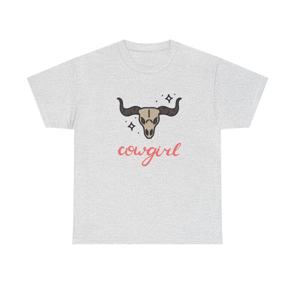 Cowgirl Skull Tee Western Cowgirl Graphic T-Shirt   trendy t-shirt
