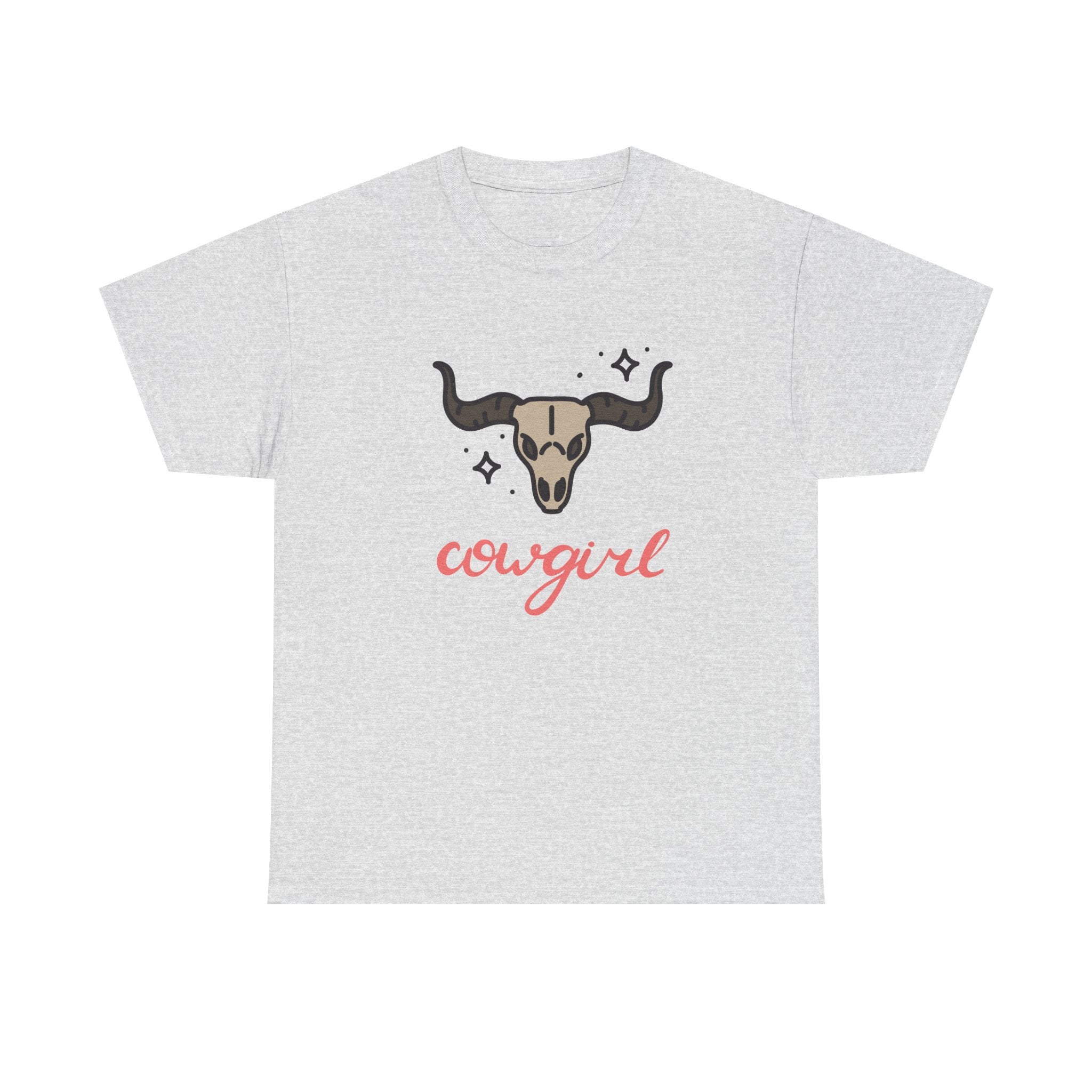 Cowgirl Skull Tee Western Cowgirl Graphic T-Shirt   trendy t-shirt